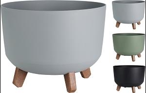 POT FLEUR GRACIA SUR PIEDS 29.2X29.3X17.2CM