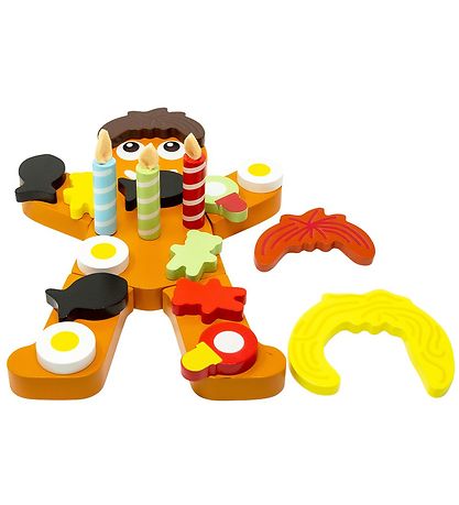 MaMaMeMo Spiellebensmittel - Holz - Cake Man