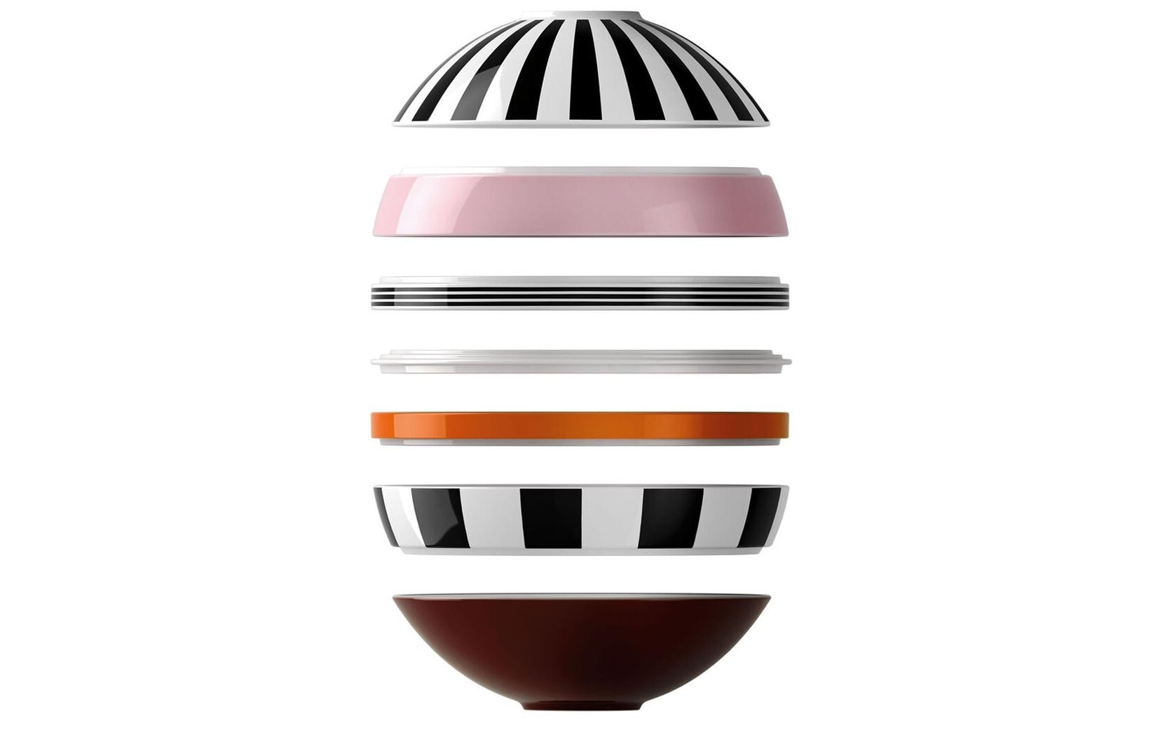 Speise-Service Iconic La Boule 7 Stück, Mehrfarbig<br>Teller und Schalen Set