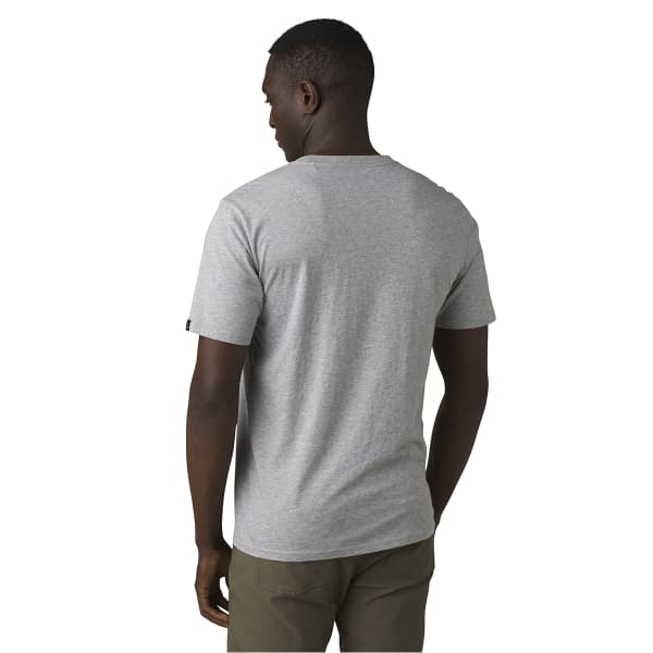 T-shirt PRANA BEAR SQUEEZE JOURNEYMAN MEDIUM HEATHER GREY