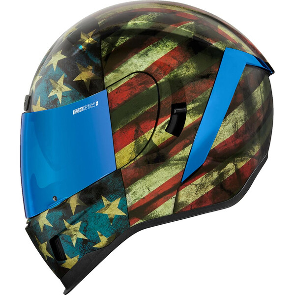 Icon - Casque Airform Old Glory™ Noir / Beige / Rouge / Bleu