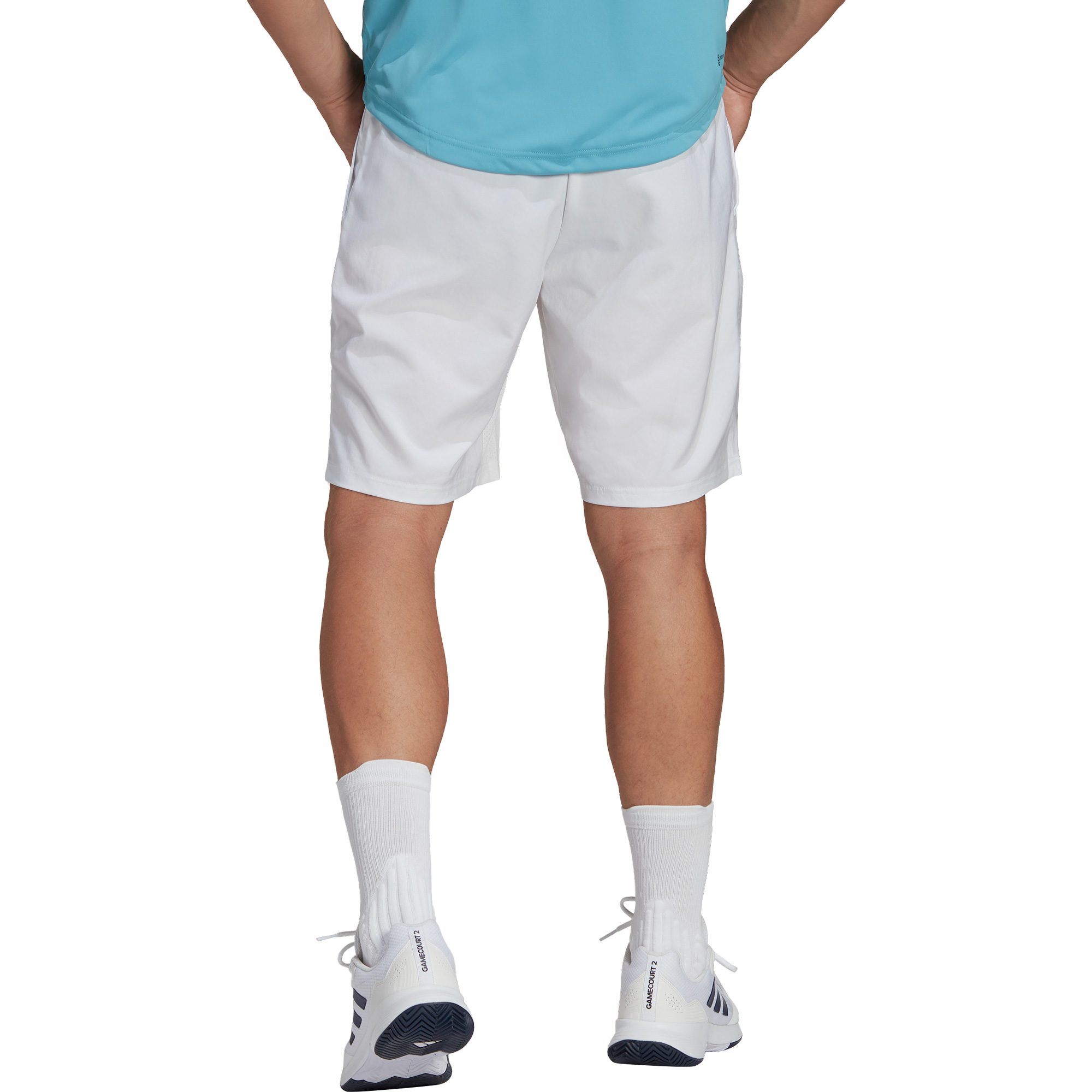 adidas Club Tennis 3-Streifen Shorts Herren weiß