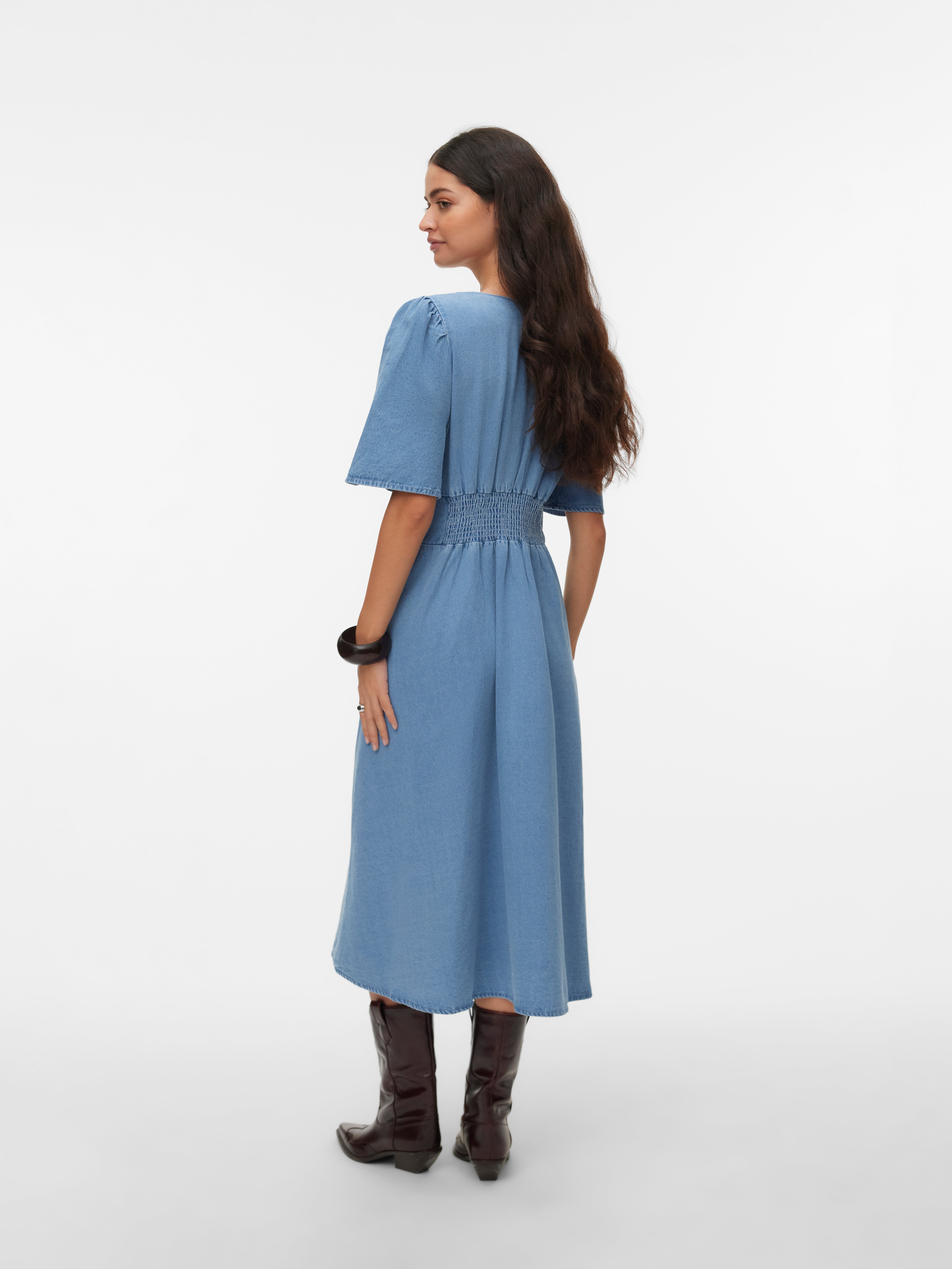 VMMELANEY Midi-jurk