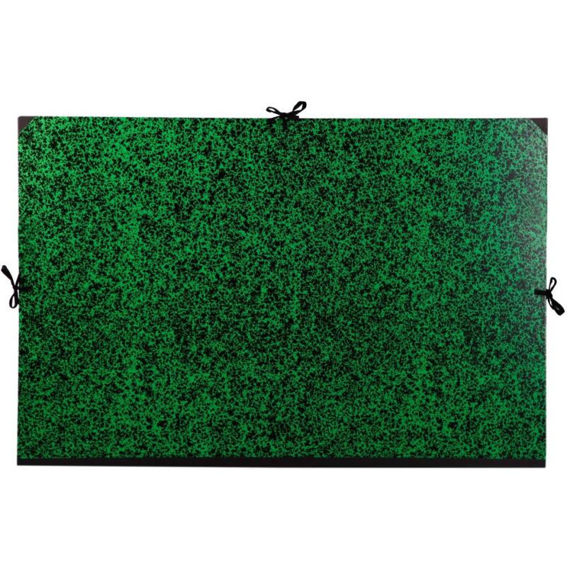 Carton à dessin Annonay 3 cordons 78x118cm - Vert