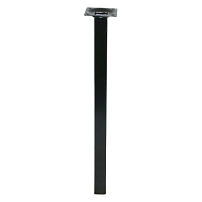 Pied de table Diall 25 x 25 x H. 800 mm noir