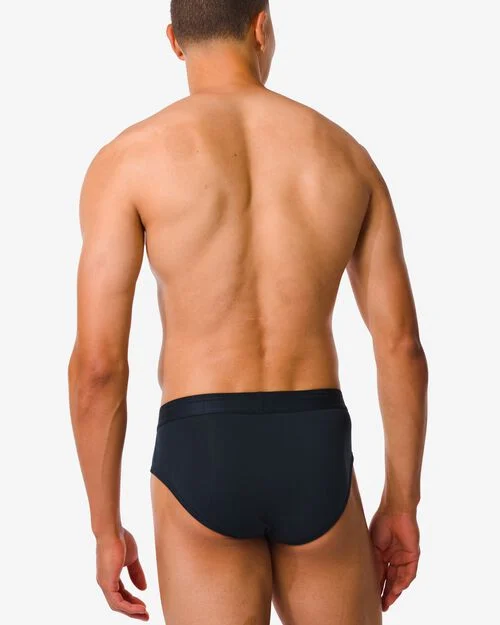 2 slips homme coton real lasting bleu foncé