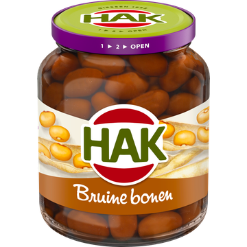 Hak Bruine Bonen 370 g