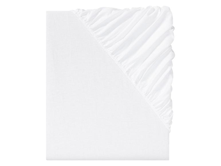 Percal hoeslaken 140-160 x 200 cm
