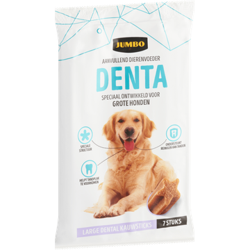 Jumbo Aanvullend Dierenvoeder Denta Large Dental Kauwsticks 7 Stuks 270 g