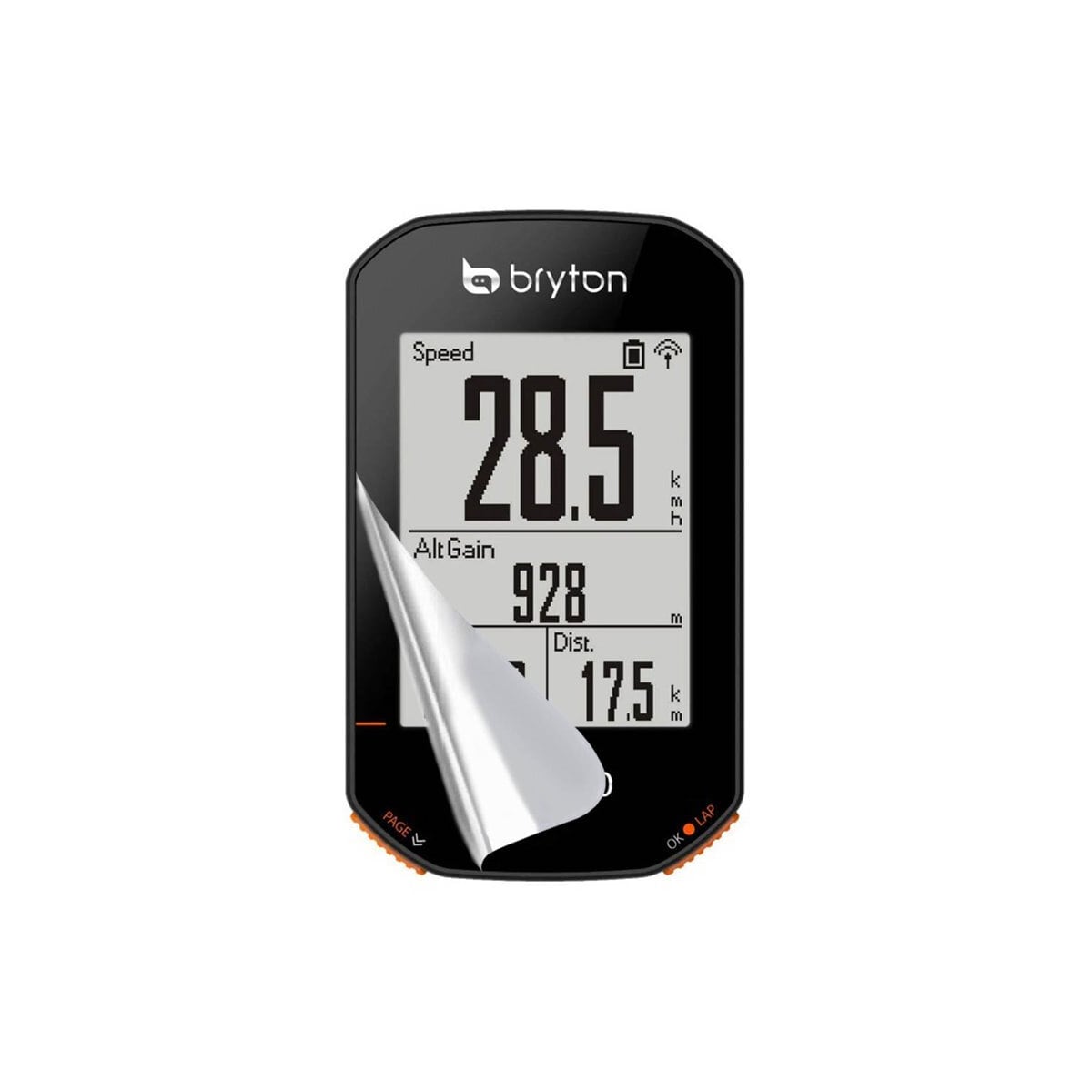 2-Pak Skjermbeskytter PET film Bryton Rider 420 T