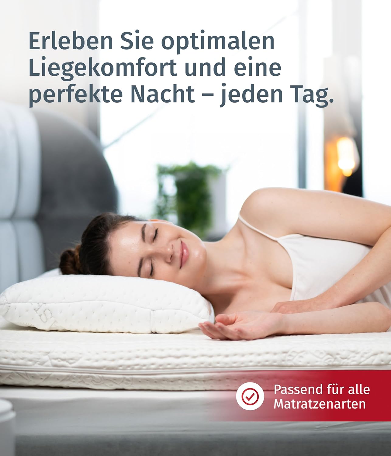 7 Zonen Lattenrost Rhodos® NV | 44 Leisten | Triokautschukkappen | Querholme 100% BUCHE massiv | Mittelgurt | fertig montiert | TÜV/GS Gesichert Geprüft ID 1111212908 | 70 x 190 cm