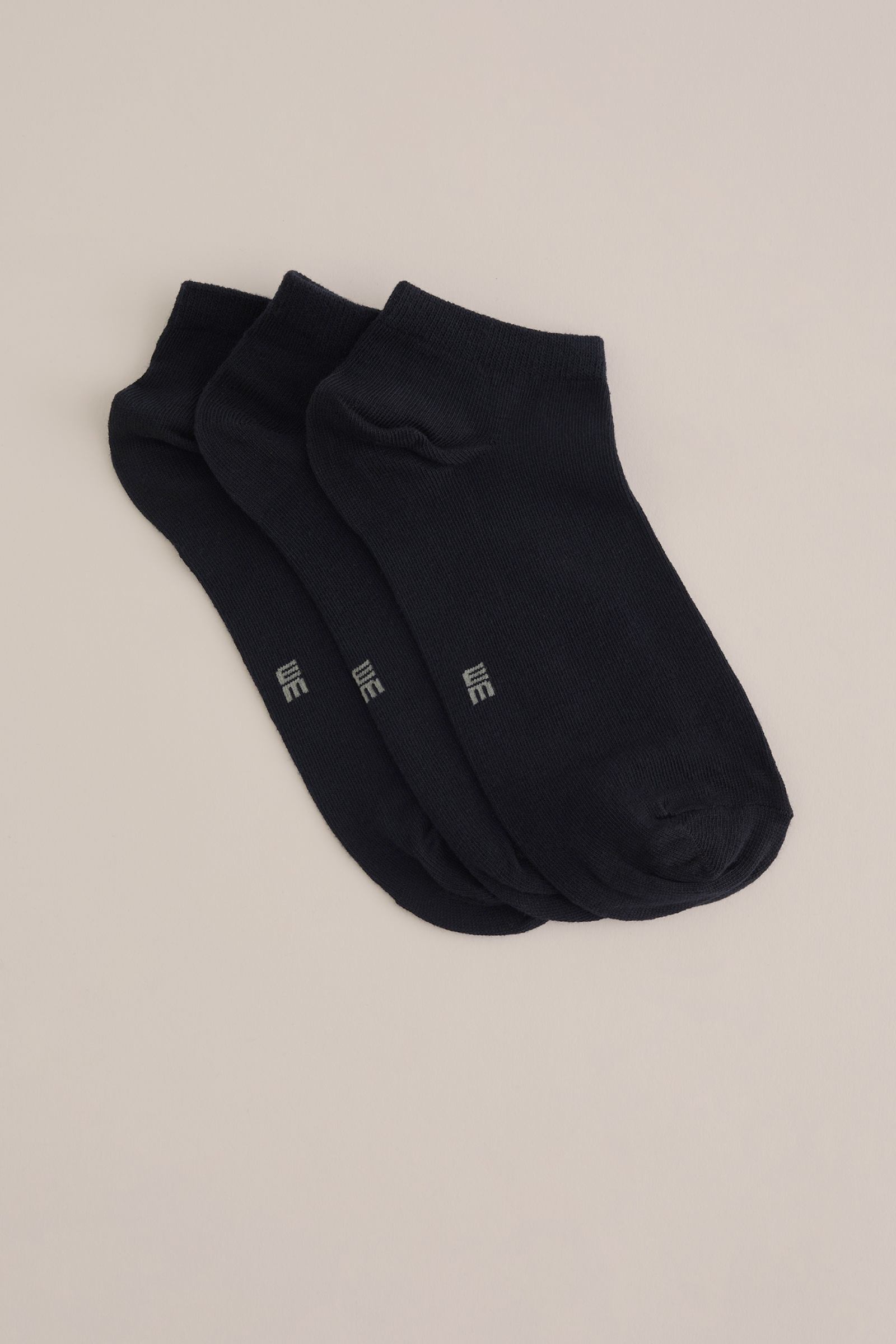 sneaker sokken, 3-pack WE Fashion Donkerblauw