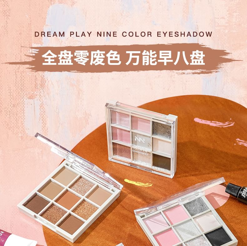 MENOW - Dream Play 9 kleuren oogschaduwpalet - 2 soorten