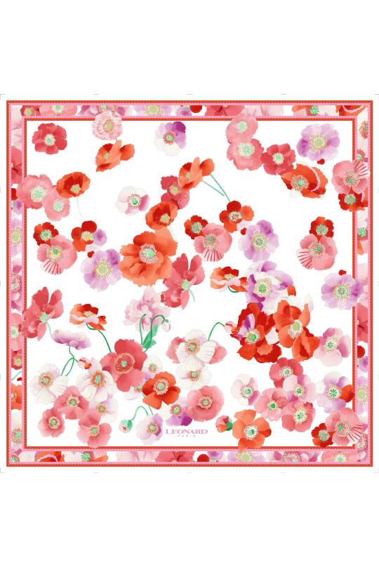 CARRE 90X90 EN TWILL DE SOIE