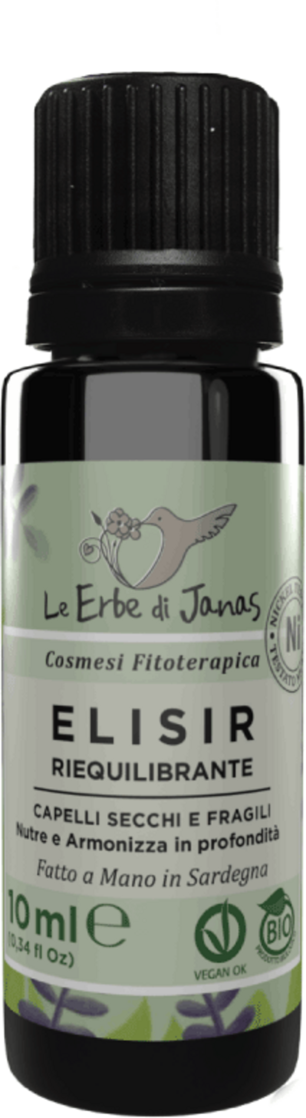 Le Erbe di Janas  Ausgleichendes Elixier für trockenes Haar, 10 ml