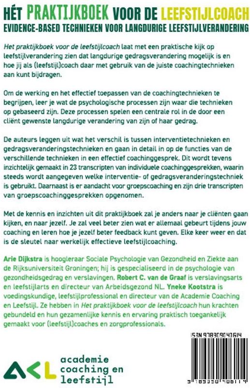 Boeken - Het praktijkboek voor de leefstijlcoach