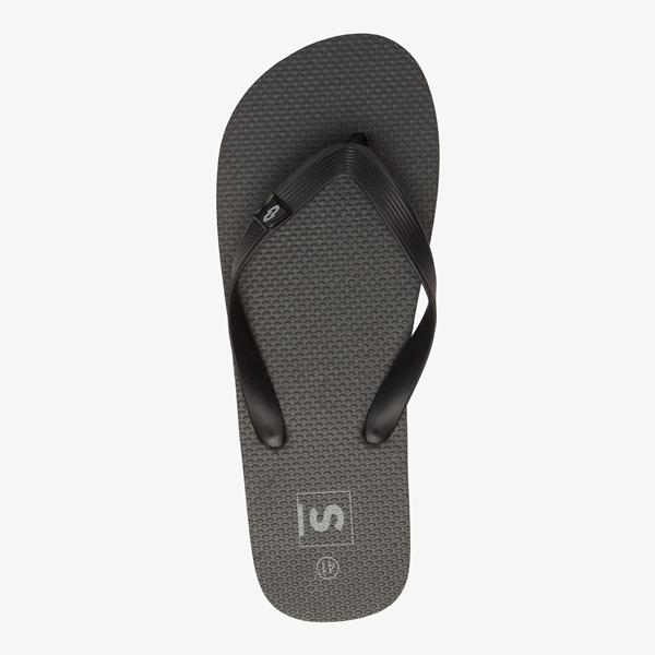 Heren teenslippers zwart