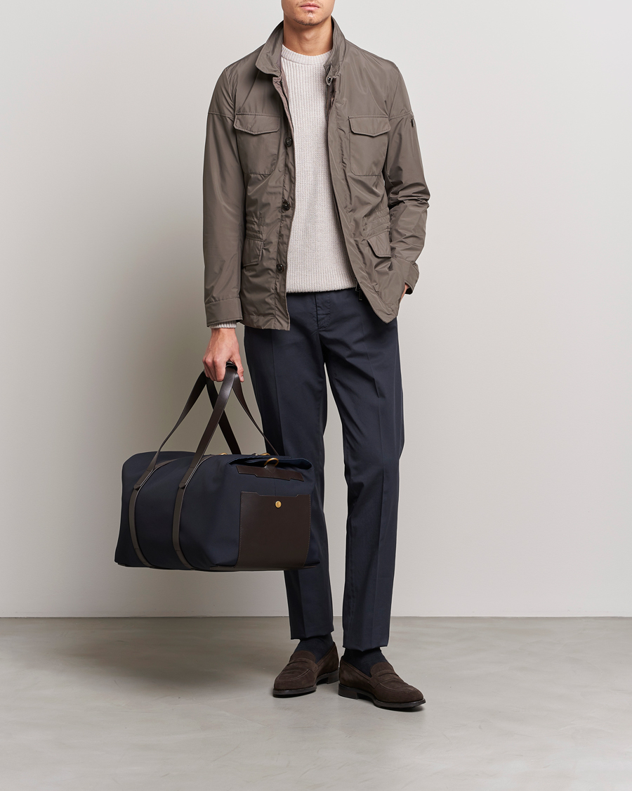 Mismo M/S Supply Weekendbag Navy/Dark Brown