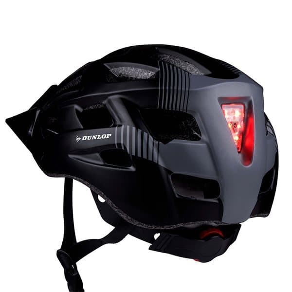 Dunlop cykelhjelm med LED 55-58 cm