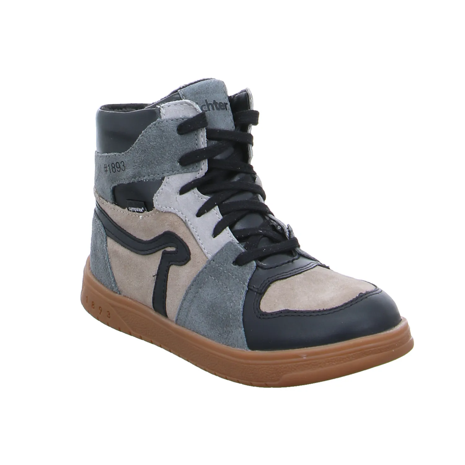RICHTER Jugend-Boot Grau Leder  Sneaker high