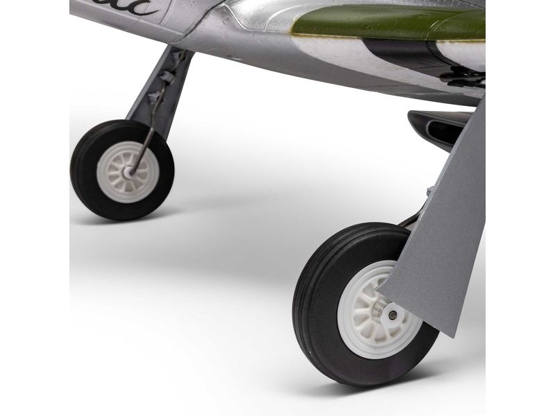E-flite Warbird P-51D Mustang 1000 mm BNF, AS3X  und SAFE S Warbird-Modell für Anfänger