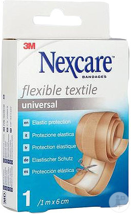 Nexcare 3M Flexible Textile Universal Pansement 6cm x 1m Rouleau 1