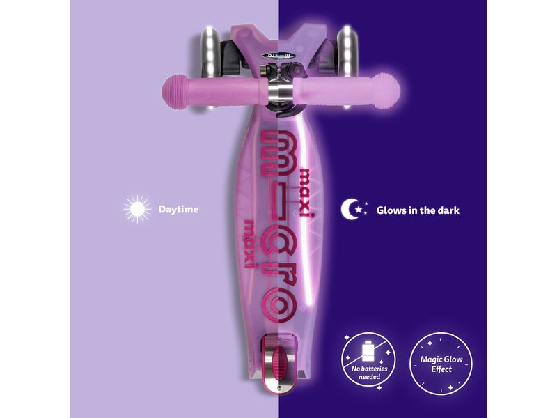 Micro Mobility Scooter Maxi Micro Deluxe Glow LED Plus Lumi Scooter für Kinder
