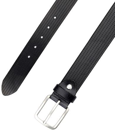 Suitable Riem Structuur Leer Navy 1100402-040 kopen