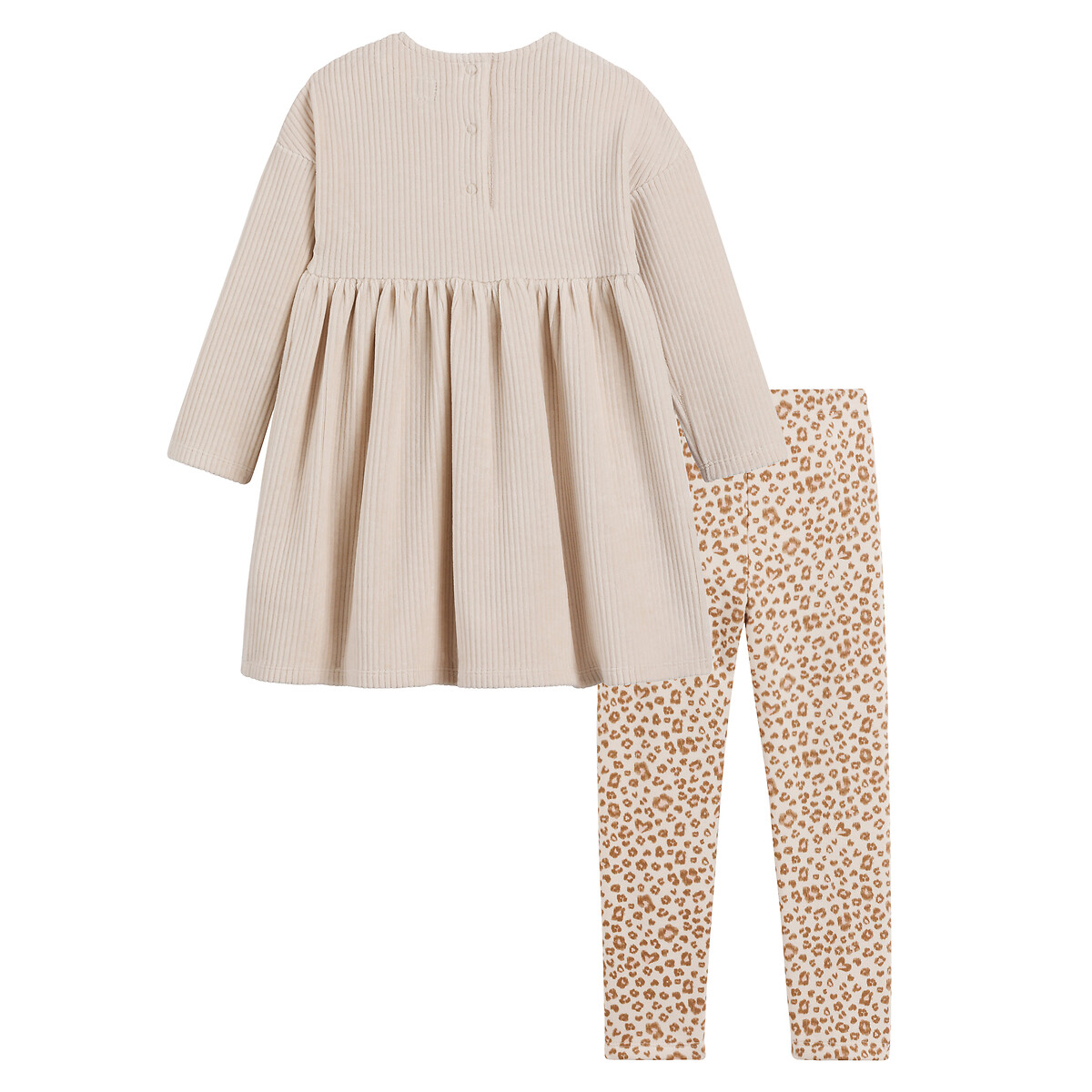 COLEÇÃO LA REDOUTE<br>Conjunto de 2 peças, blusa e leggings