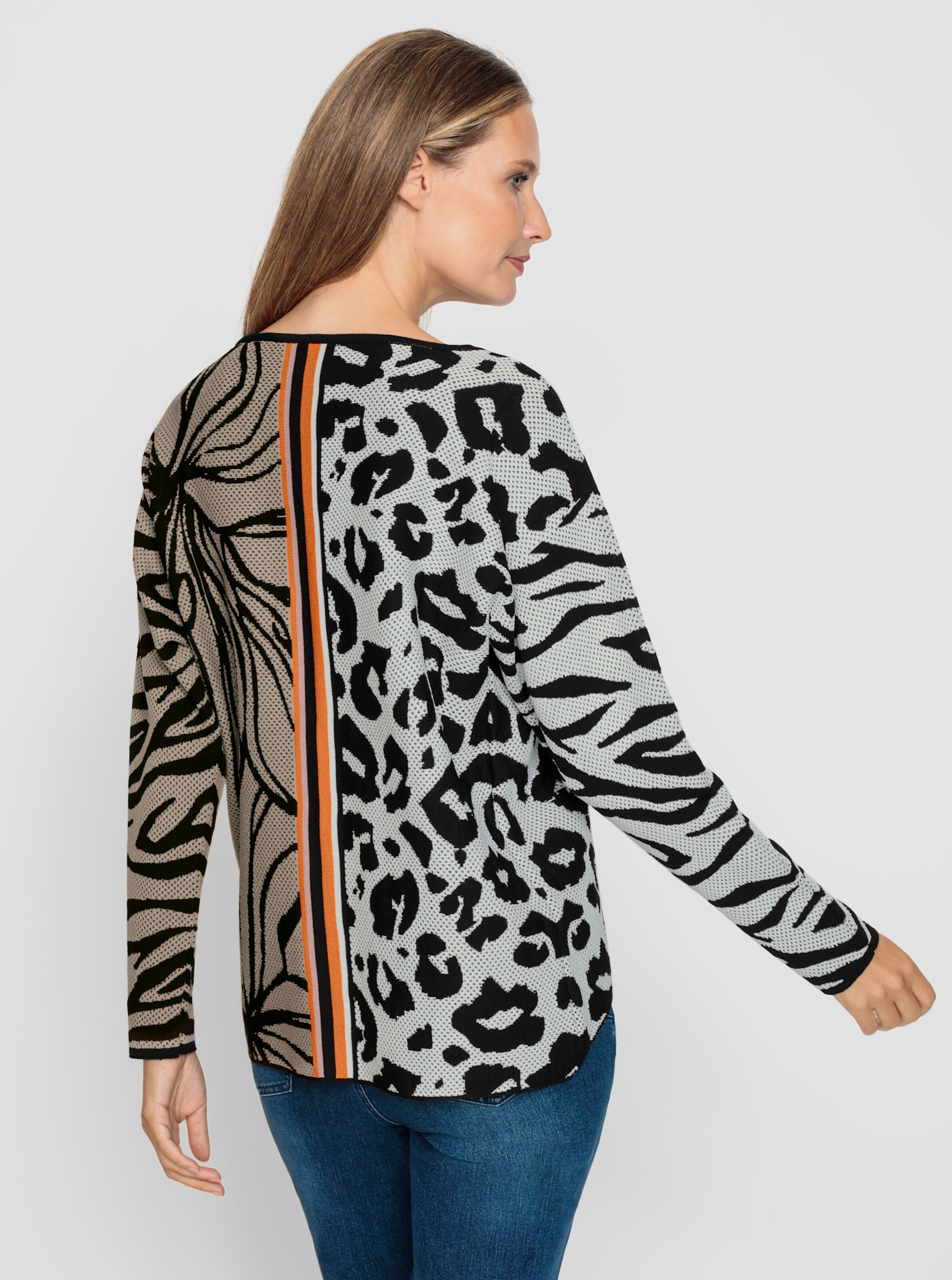 Jacquard-Pullover