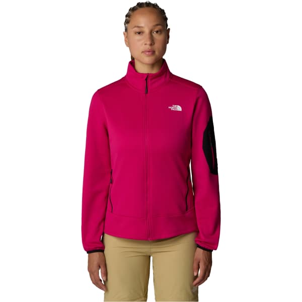 Veste polaire randonnée THE NORTH FACE W MISTYESCAPE FLEECE PINK PRIMROSE/TNF BLACK