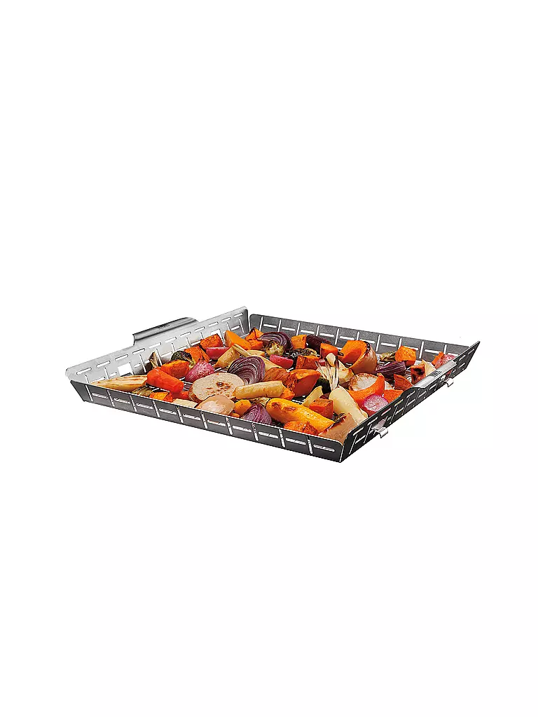 WEBER GRILL WEBER CRAFTED Grillkorb silber
