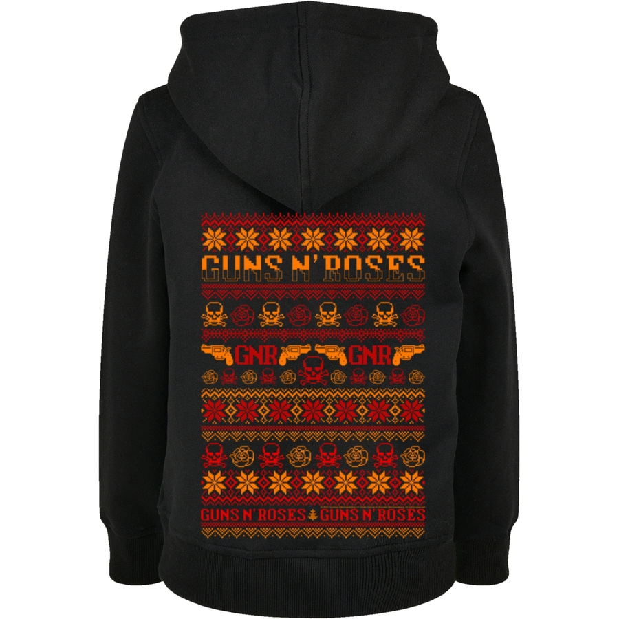 F4NT4STIC Basic Kids Hoodie Guns n' Roses Weihnachten Christmas schwarz