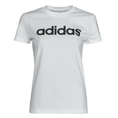Adidas Sportswear - LIN T-SHIRT - Blanc / Noir