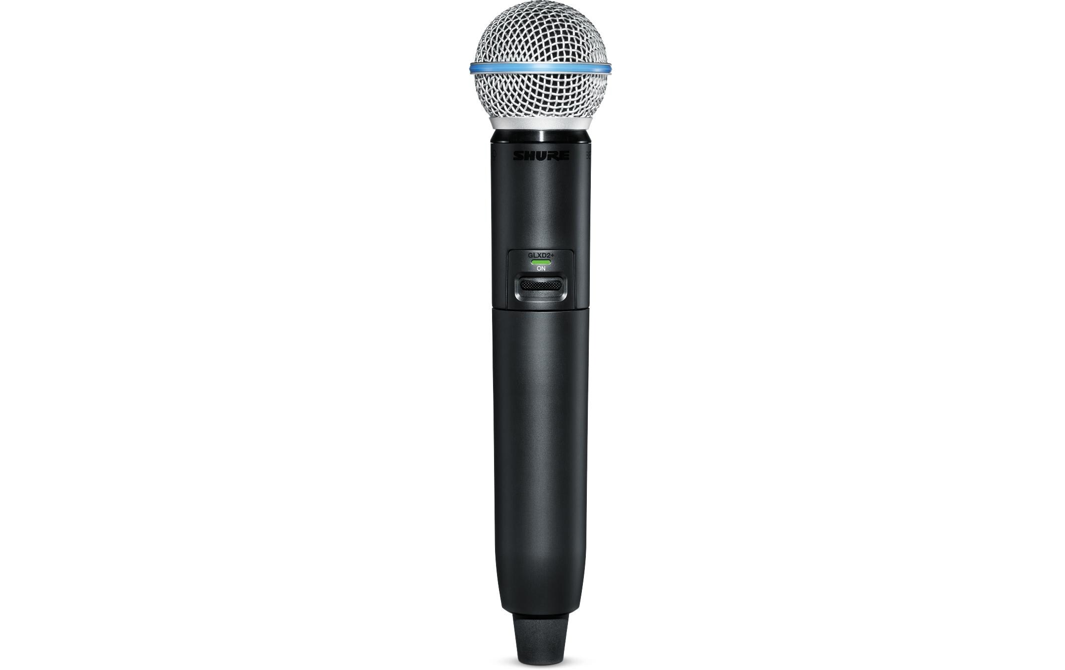 Handsender GLXD2+/B58<br>Digitaler Dualband-Handsender mit Beta 58A Gesangsmikrofon