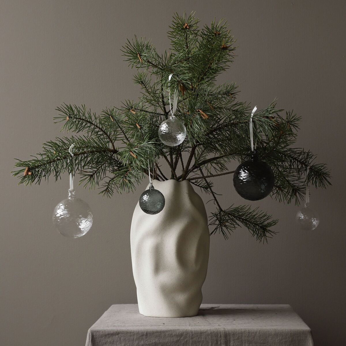 Gry Marble julekule, 8 cm