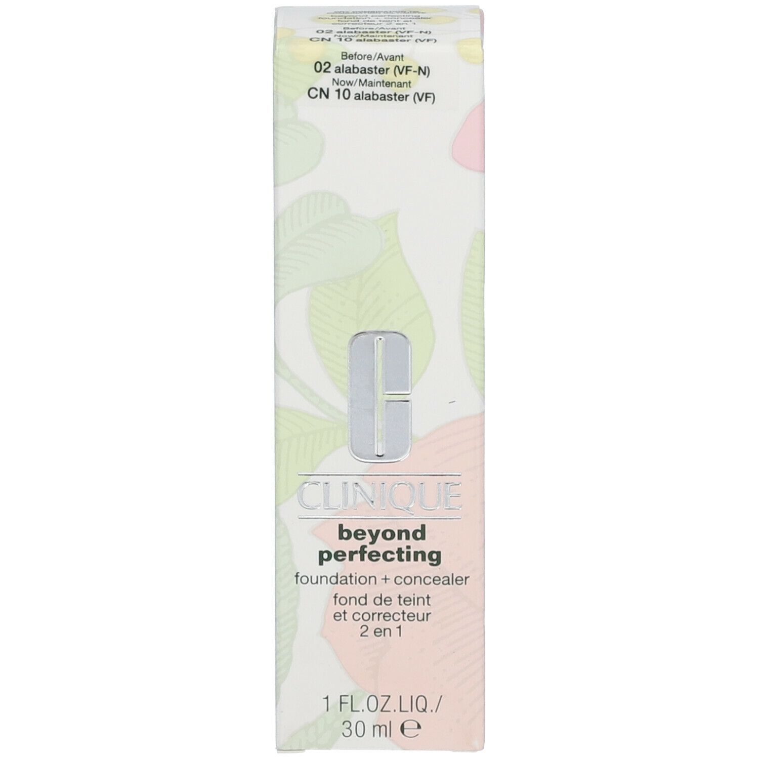 CLINIQUE Beyond Perfecting Foundation and Concealer Alabaster 02