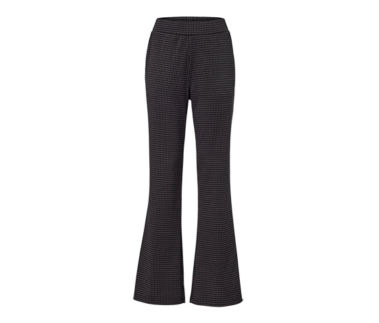Schlupfhose mit Hahnentritt-Jacquard