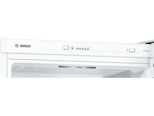Bosch KGV366WEP Serie | 4, Fritstående køle-/fryseskab med fryserum i bunden, 186 x 60 cm, hvid