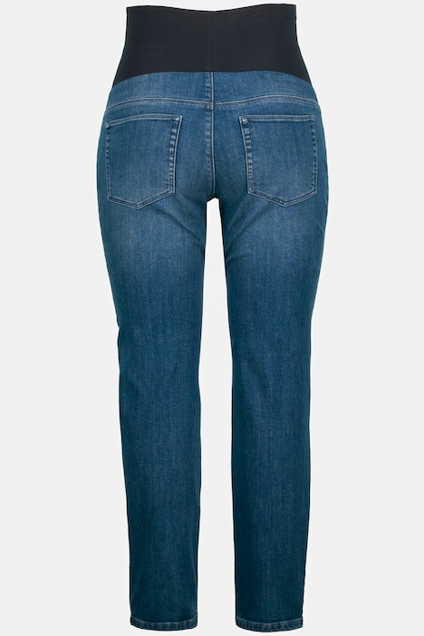 Bellieva-Jeans Sammy, extrabreiter Elastikbund, Stretch, Biobaumwolle