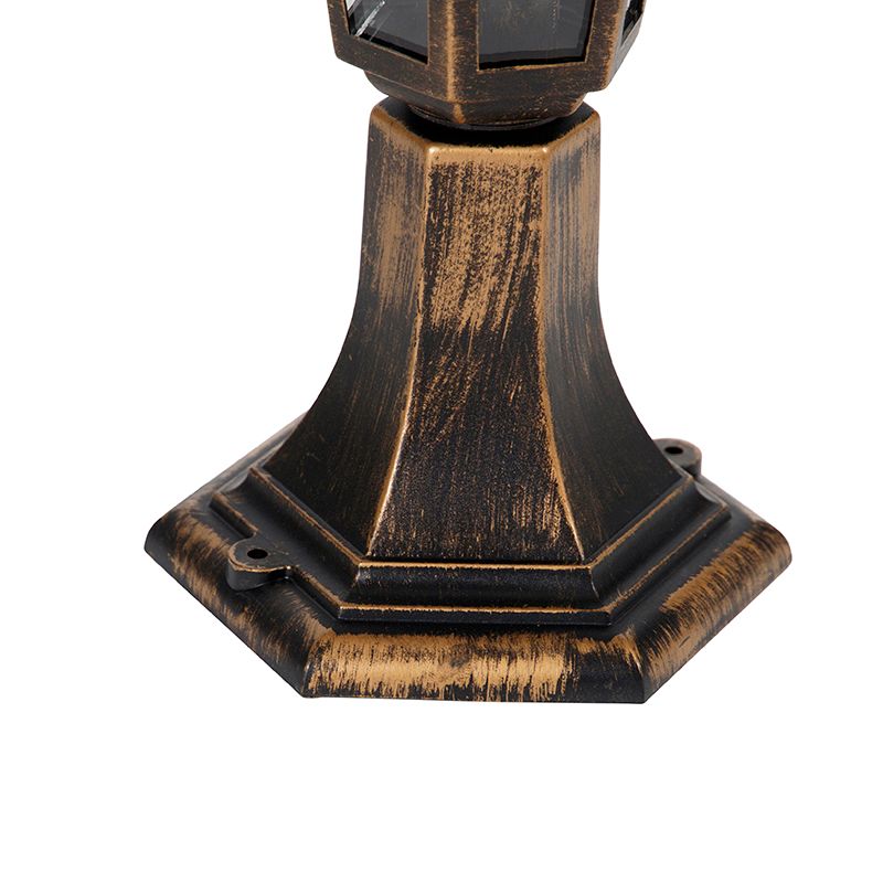 Buitenlamp antiek goud 42 cm IP44 - New Haven
