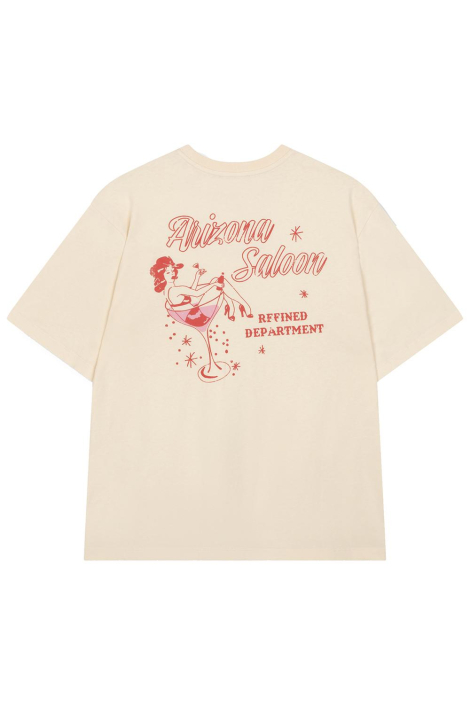 Refined Department beige dames t-shirt