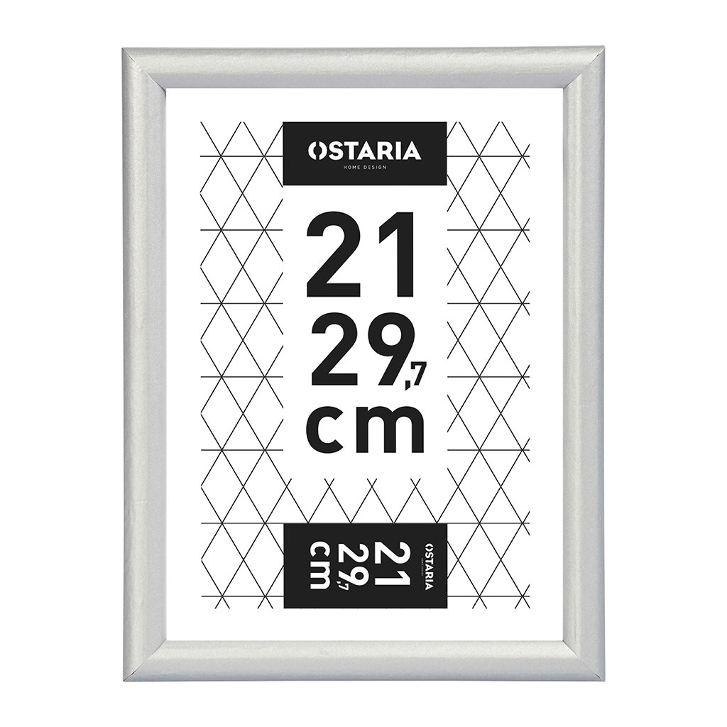 Cadre photo ONYX argent 21x29.7cm