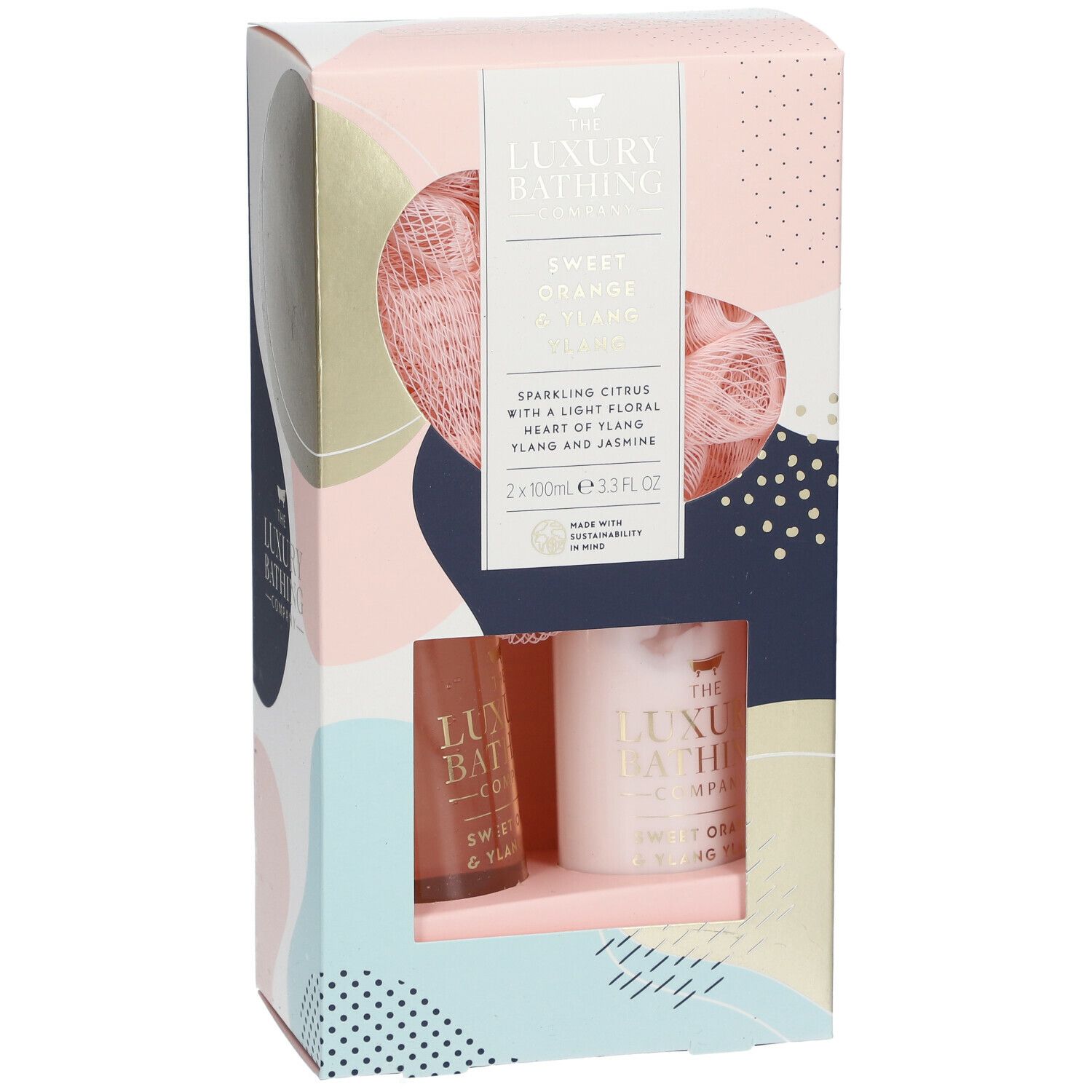 The Luxury Bathing Company Coffret ABSTRACT LAYERS Body Glow Essentials - Orange Sucrée et Ylang-Ylang
