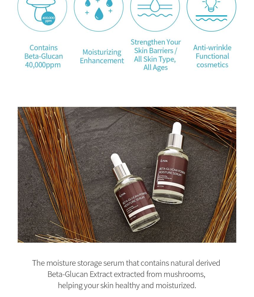iUNIK - Beta-Glucan Power Moisture Serum Mini