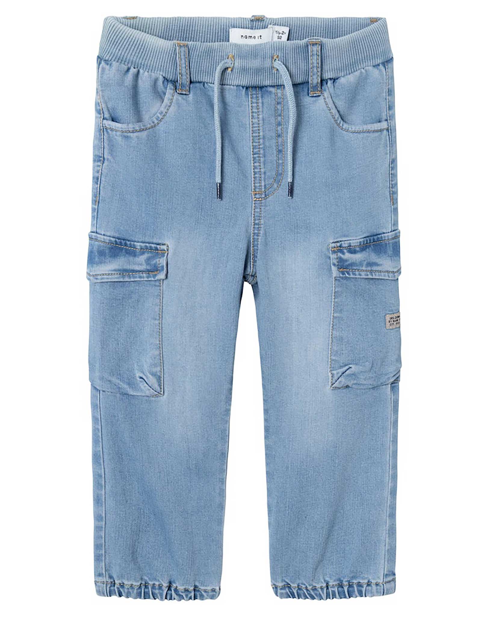 Cargo-Jeans NMMBEN BAGGY R 9770-YT in medium blue denim