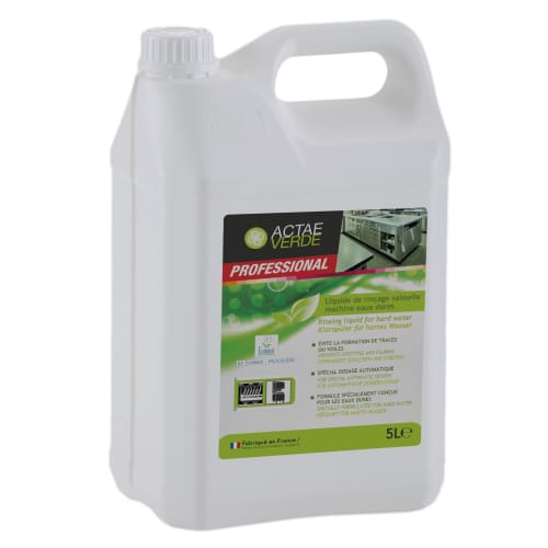Liquide de rinçage certifié Ecolabel bidon de 5L Actae Verde