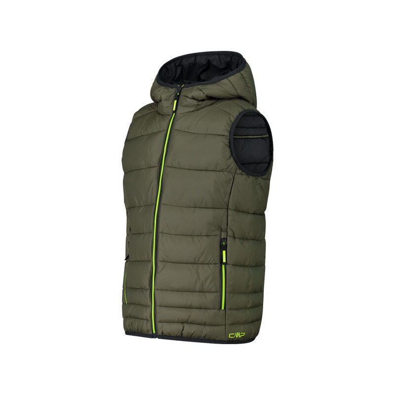 Boy's padded vest with hood - Doudoune sans manches enfant