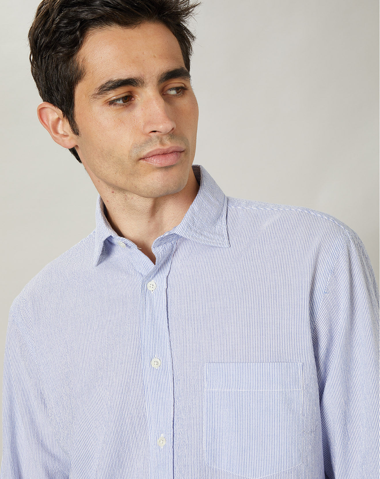 Hartford Chemise regular Paul bleue