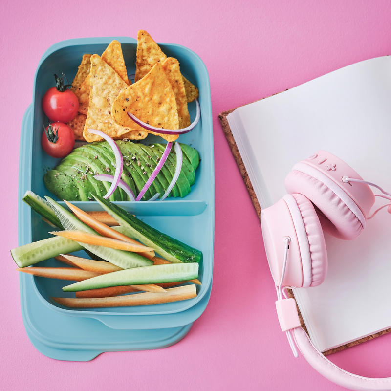 Eco+ Snackbox  Die clevere Snackbox sorgt mit Unterteilungen für Ordnung beim Pausensnack.